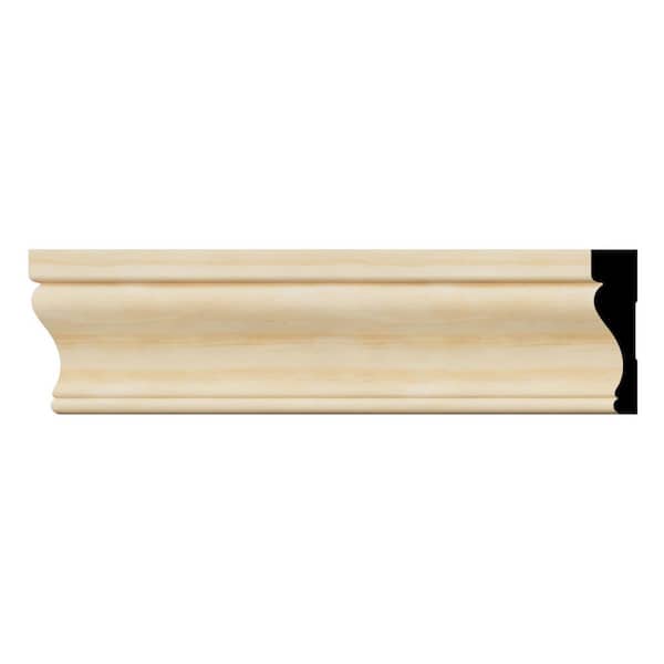 Ekena Millwork WM350 0.69 in. D x 3.5 in. W x 96 in. L Wood (Pine) Flagler Casing Moulding