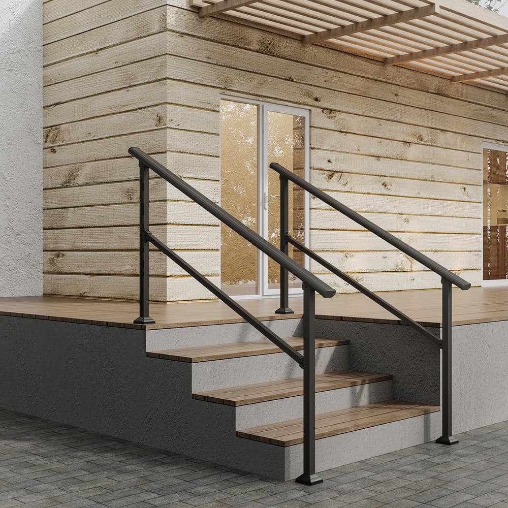 4.66 ft. Metal Handrail for 0-5 Steps (2-Pack) price history on PriceWatchPro