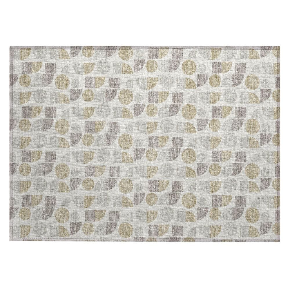 Chantille Machine Washable Indoor/Outdoor Abstract ACN2921 Ivory 3 ft. x 4 ft. Area Rug price history on PriceWatchPro