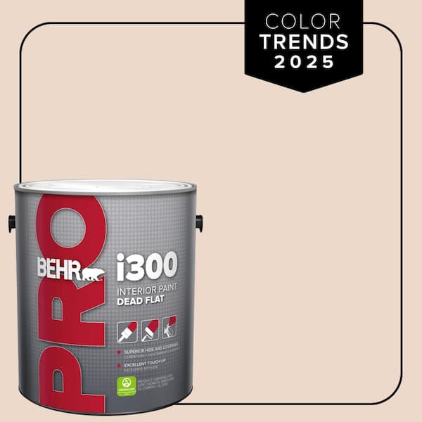 1 gal. #S210-1 Nutmeg Frost Dead Flat Interior Paint