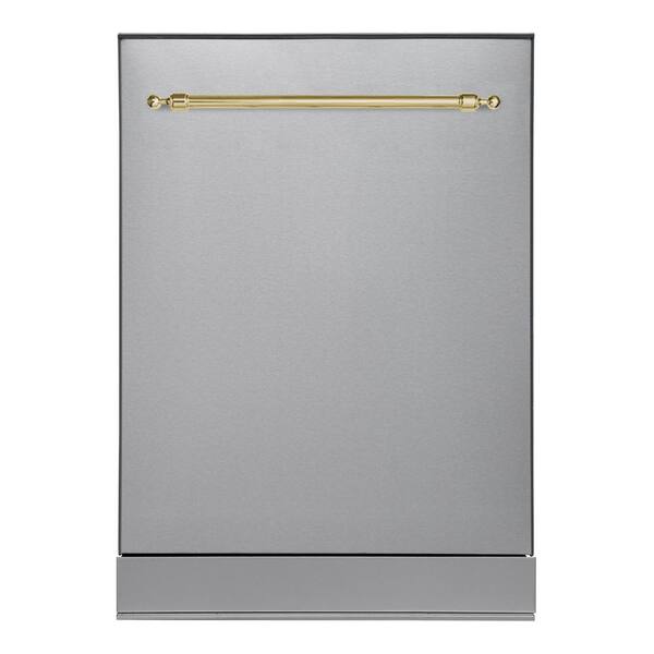 Hallman Classico 24 in. Dishwasher with Stainless Steel Metal Spray Arms in the Color SS with