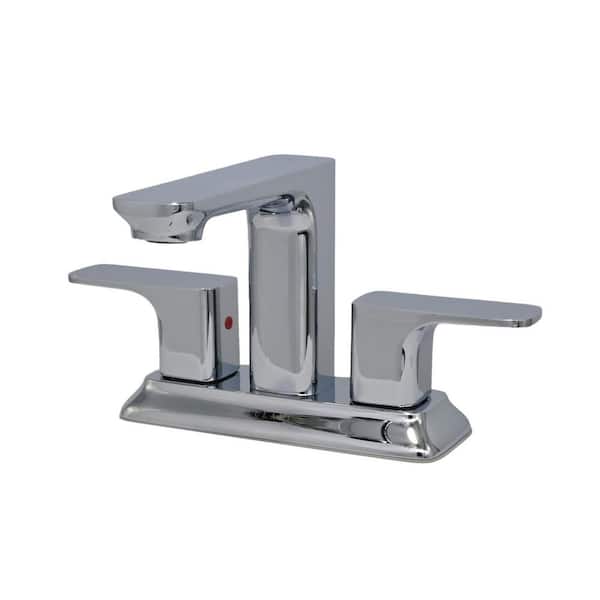Lulani Corsica 2-Handle 4" Centerset Bathroom Faucet in Chrome