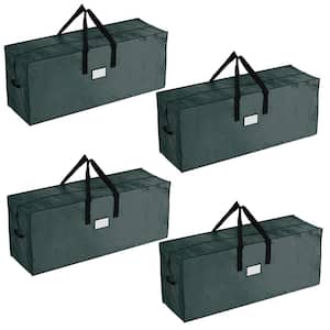 Green Waterproof Artificial Storage Bags for Trees Up to 7.5 ft. Tall (Set of 4)