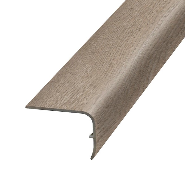 PERFORMANCE ACCESSORIES Reclaimed Greige 1.32 in. Thick x 1.88 in. Wide x 78.7 in. Length Vinyl Stair Nose Molding