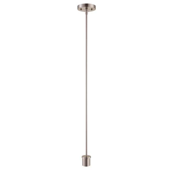 Brushed Nickel Pendant Light Kit with Adjustable Height Down Rods