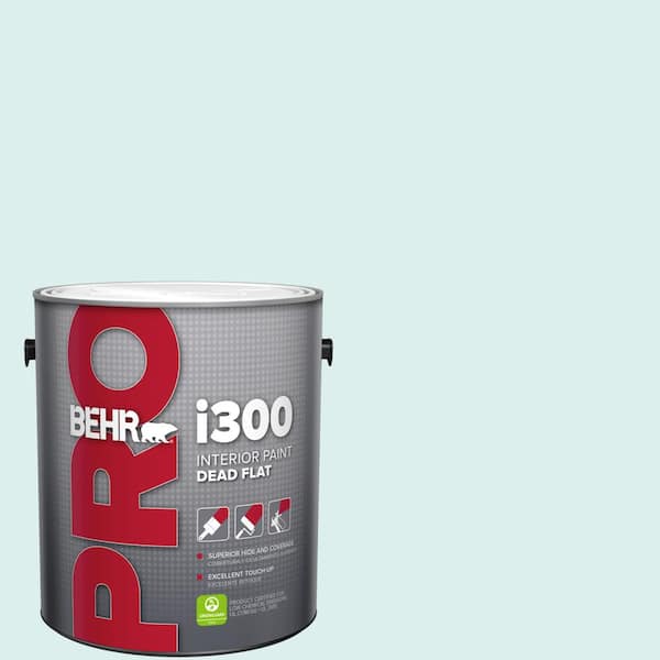 BEHR PRO 1 gal. #520C-1 Spring Rain Dead Flat Interior Paint