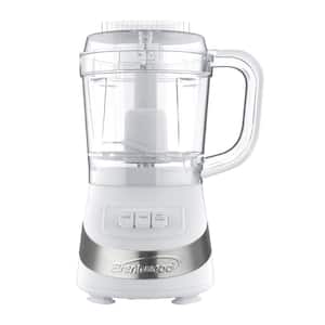3-Cup 2-Speed White Food Processor
