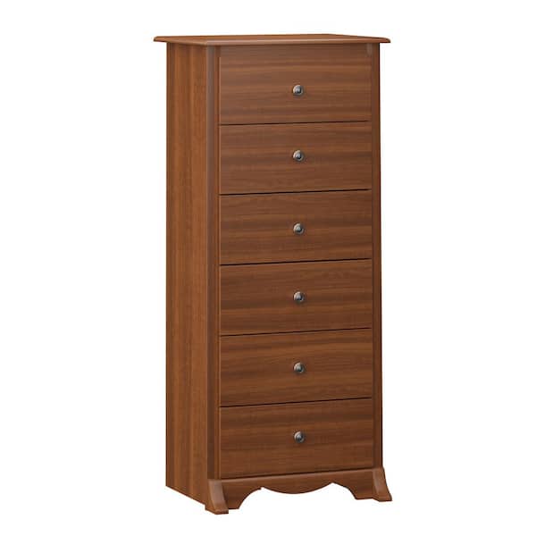 Prepac Monterey 6-Drawer Cherry Chest of Drawers