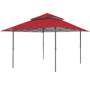 13 ft. x 13 ft. Straight Leg Outdoor Pop Up Canopy Tent with Auto Extending Eaves
