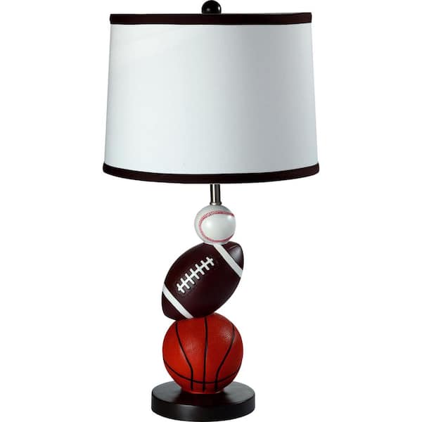 Multi Color Sport Lamp 8604b, Baseball Themed Lamp Shades For Living Room