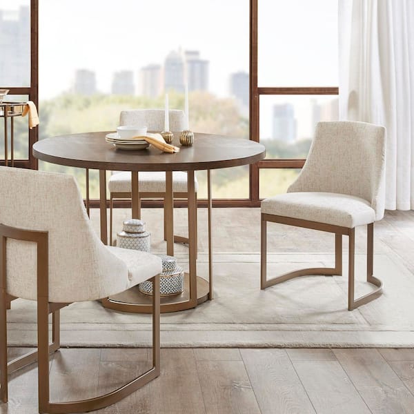 Robertson 2-Piece Cream Wood Top Dining Chair Set