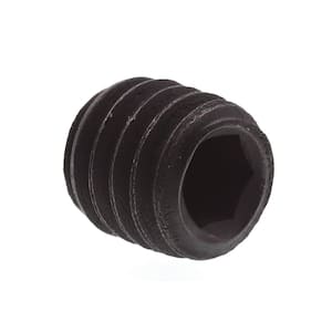 M6-1.0 x 6 mm Metric Black Oxide Coated Steel Set Screws (10-Pack)