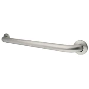 Traditional 36 in. x 1-1/4 in. Grab Bar in Brushed Nickel