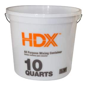 10 Quart Natural Plastic Paint Bucket