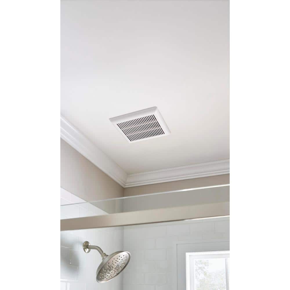 Hampton Bay White Ceiling Mount Bathroom Exhaust Fan