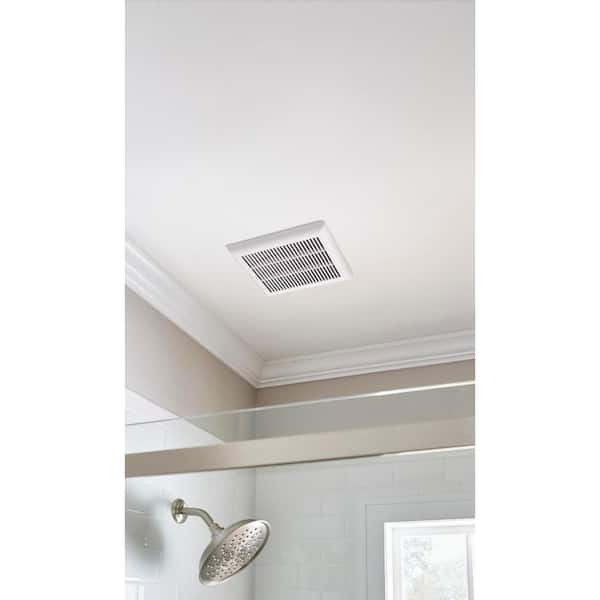 80 CFM Ceiling Mount Roomside Installation Bathroom Exhaust Fan, ENERGY STAR