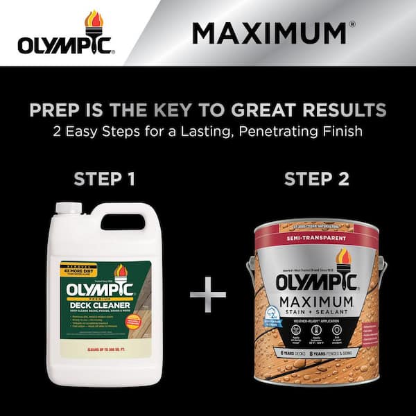 Olympic Maximum Stain 4 Year Protection - Honey Gold Natural Tone - J H Builder s Warehouse