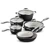 Tramontina Gourmet Ceramica Deluxe 10-Piece Cookware Set, Metallic Black