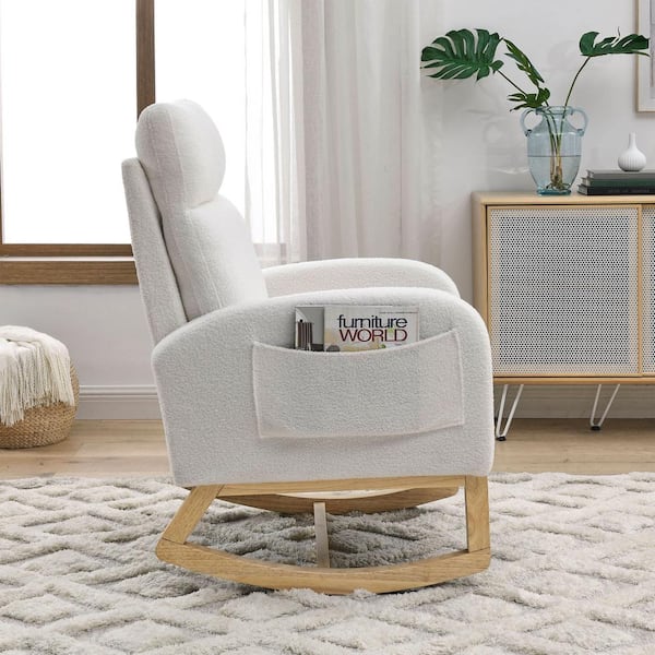 Ivory discount rocking chair