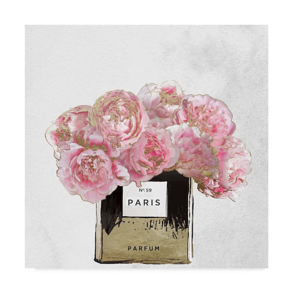 Trademark Fine Art Pink Scented by Color Bakery Floater Frame Nature Wall Art 18 in. x 18 in.