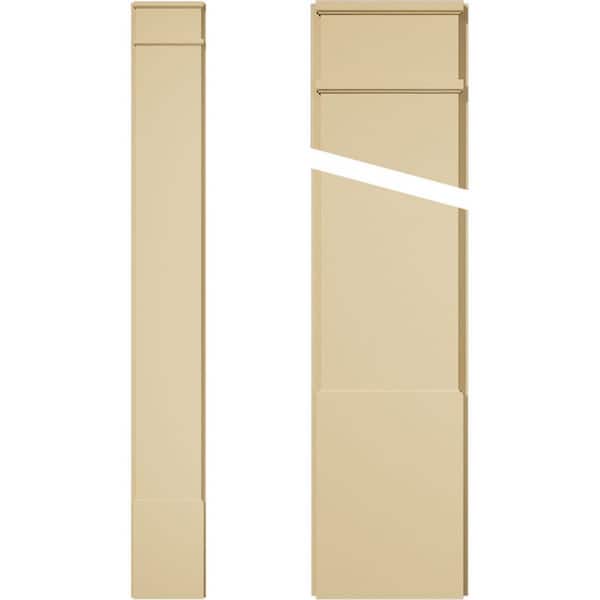 Ekena Millwork 2 in. D x 12 in. W x 96 in. L Primed Polyurethane Pilaster 1- Pack