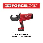 M18 18V Lithium-Ion Cordless FORCE LOGIC 750 MCM Crimper W/(2) Batteries, Charger, Hard Case