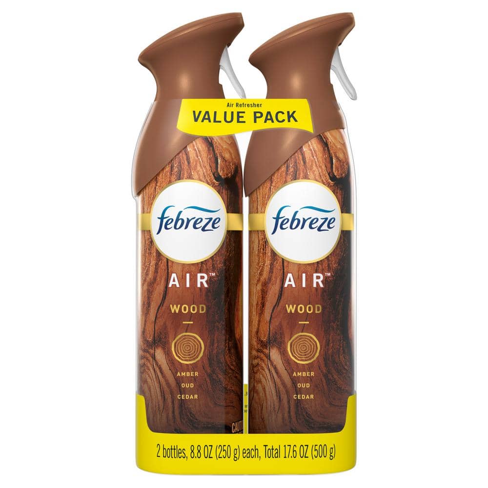 Febreze Air Odor Eliminating 8.8 fl. oz. Wood Scent Air Freshener Spray  (2-Count) 003700048307 - The Home Depot