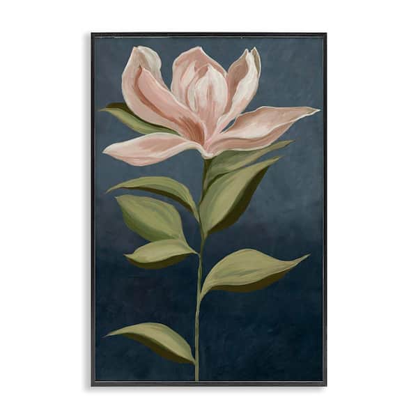 Stupell Industries Pink Iris Petals by Jacob Q Black Framed Nature Giclee Art Print 30 in. x 20 in.