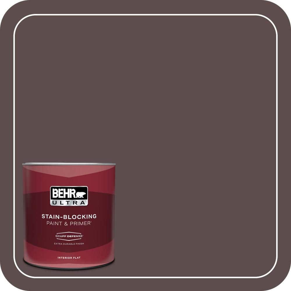 1 qt. #740B-7 Smooth Coffee Extra Durable Flat Interior Paint & Primer price history on PriceWatchPro