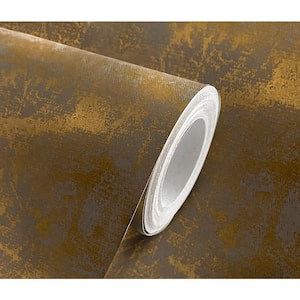 Beige Gold Metallic Non-Woven Removable Wallpaper Roll