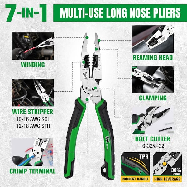 SK SK01326 Plier Set (3-Piece) SK01326 - The Home Depot