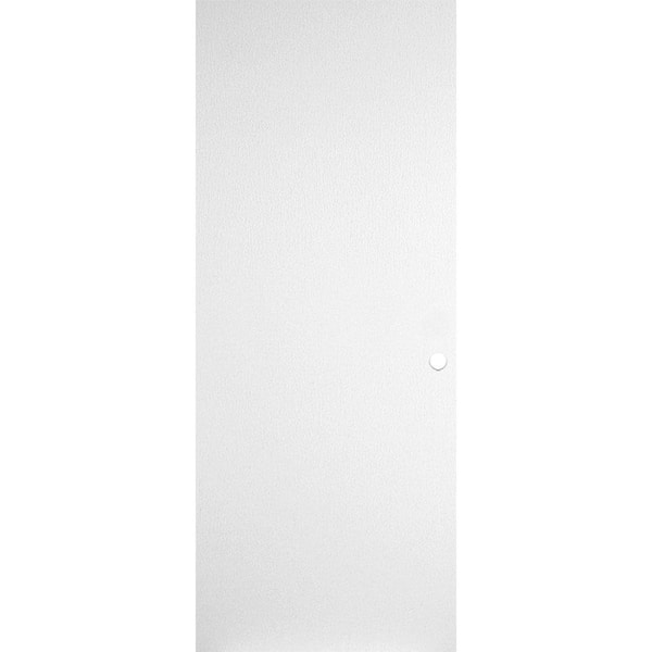 Masonite 32 in. x 80 in. No Panel Primed Smooth Flush Hardboard Hollow Core Composite Interior Door Slab with Bore