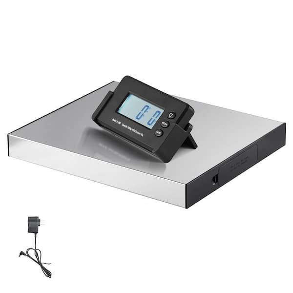 Digital Postal Scale 440 lbs. x 1.7 oz. with Wireless Control, Timer, Tare Function, HD LCD Screen, AC/DC Powered