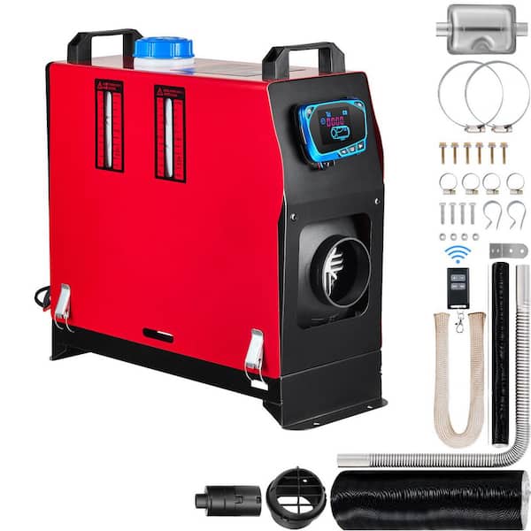 27297 BTU Diesel Parking Heater 12-Volt 8,000 Watt Diesel Air Heater Muffler Space Heater 2025 update