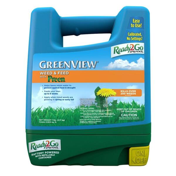 GreenView 7 lb. Weed and Feed with Ready2Go Spreader