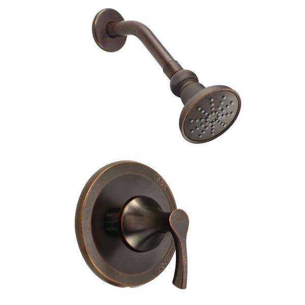 Danze Antioch Single-Handle Shower Faucet Trim Kit in Tumbled Bronze (Valve Not Included)