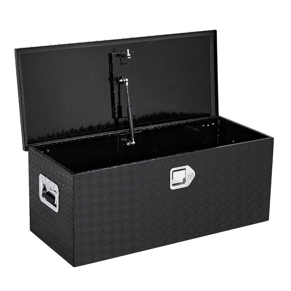 Heavy Duty Aluminum Truck Bed Tool Box with Diamond Plate, Lockable,Sliding Shelf,Side Handle, for Pickup, Trailer, RV price history on PriceWatchPro