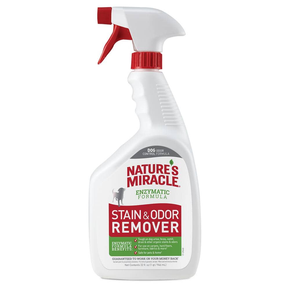 Nature's Miracle Spray Pet Stain and Odor Remover Enzymatic Formula 32 Oz