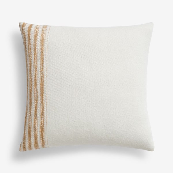Company Cotton Belinha Collection Gold 20 in. L x 20 in. W Throw Pillow Cover