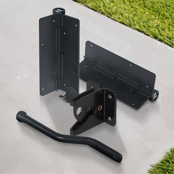 Heavy Duty Metal Fence Gate Lock and Latch Hardware Kit