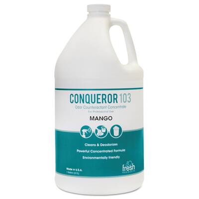 1 Gal. Bottle Conqueror 103 Odor Absorber Counteractant Concentrate, Mango (4-Carton)