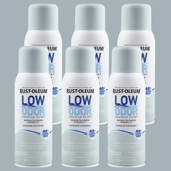 Rust-Oleum Low Odor 11 oz. Matte Daydream Low Odor Water-Based Spray (Case of 6)