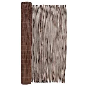 6 ft. H x 8 ft. L Natural Brown Willow Wood Fencing