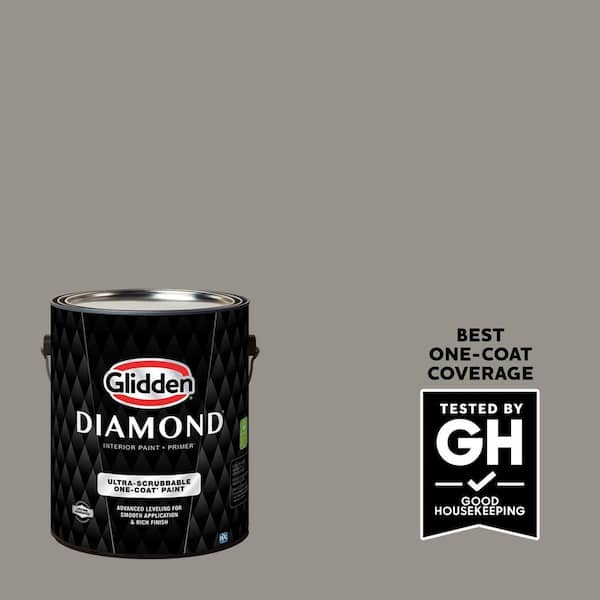 Glidden Diamond 1 gal. PPG1007-5 Lazy Afternoon Semi-Gloss Interior Paint with Primer