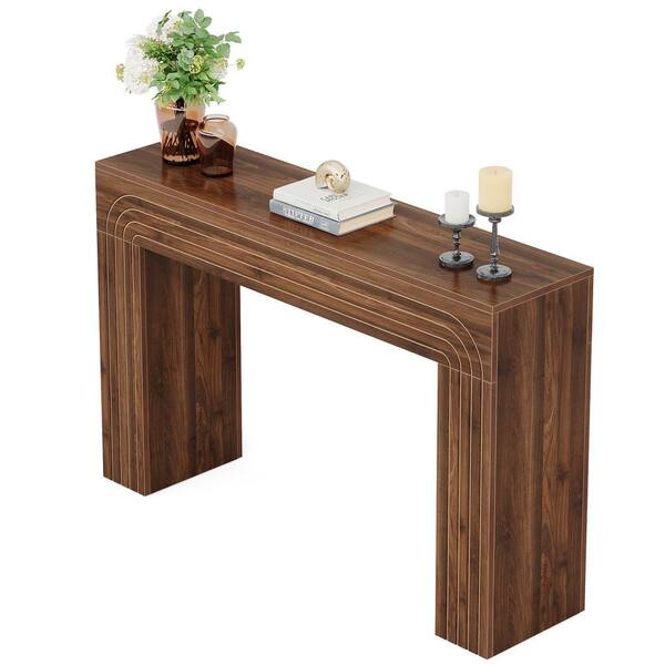 TRIBESIGNS WAY TO ORIGIN Benjamin 55 in . Brown Rectangle Wood