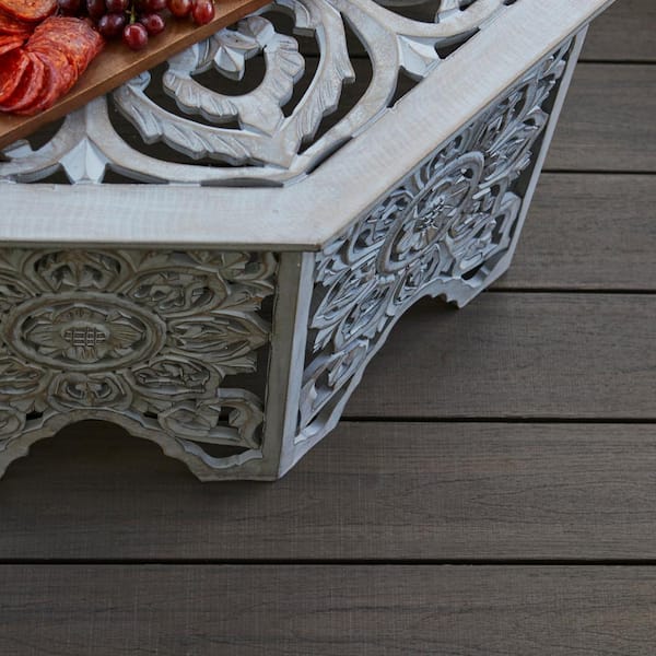 Advanced PVC Landmark 5/4 in. x 6 in. x 12 ft. Grooved American Walnut PVC Deck Board(Actual: 1 in. x 5 1/2 in. x 12 ft.