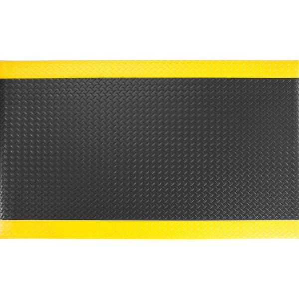 Apache Mills Commercial Entry Mat, Indoor/Outdoor, 3' x 5', Black