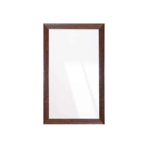 BrandtWorks Dashboard Burl Elegance Framed Mirror 32 in. W x 55 in. H