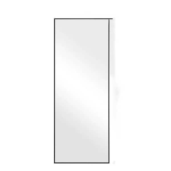 Unbranded 21 in. W x 65 in. H Rectangular Framed Wall Bathroom Vanity Mirror in Black, LED Mirror Full Length Mirror with Lights