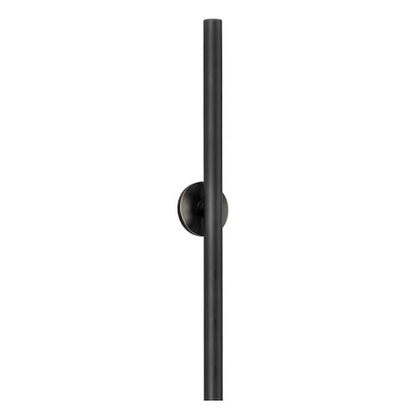 KUZCO Mason 32 in. 1 Light 15-Watt Urban Bronze Integrated LED Wall Sconce